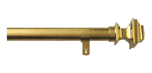 Barral De Cortina Metal Extensible 160 A 310cm Oro Azteca