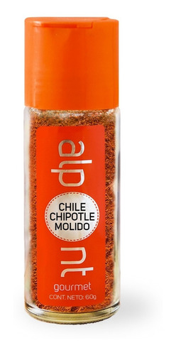 Alpont Chile Chipotle Molido, 60 G