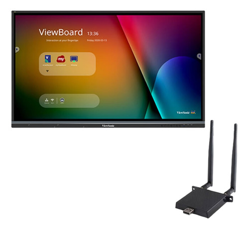 Kit Pantalla Interactiva Viewboard 6550 4k Uhd Con Wifi