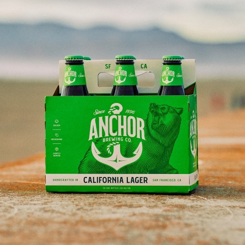 Cerveza Anchor California Lager 355 X 12