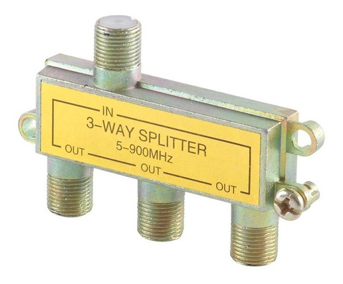 Splitter Coaxil X 3 Salidas 900 Mhz Completo  X 12 Unidades