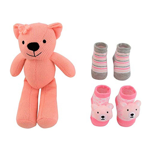 Bebé Recién Nacido Tejer Oso De Peluche 2 Pares De Ca...