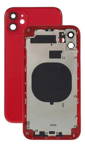 Carcasa Trasera Compatible Con iPhone 11 Chasis Logo 