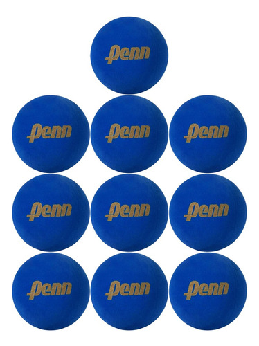Bola Frescobol Penn Azul Profissional - 10 Bolas
