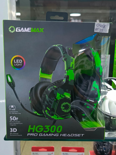 Audífonos Gamemax Para Pc Gamer 