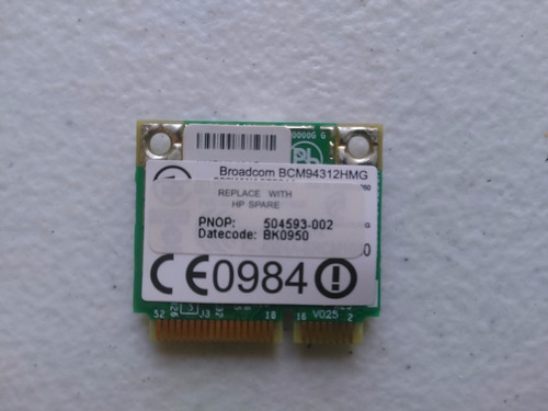 Wifi Broadcom Modelo Bcm94312hmg Laptops Hp Dv2-1020la