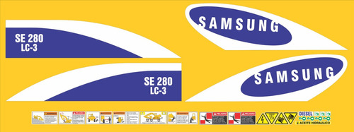 Kit De Calcomanías Para Samsung Se280 Lc3