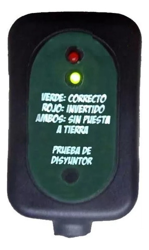 Tester Probador De Disyuntor Diferencial Y Puesta A Tierra