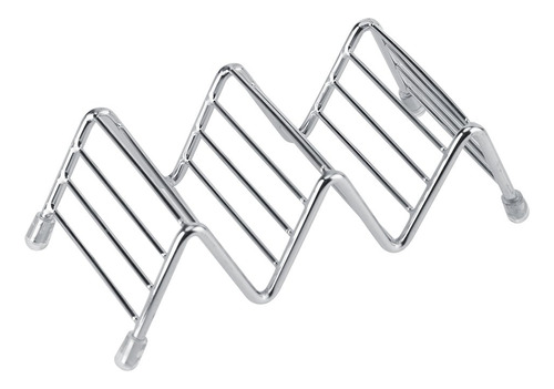 Taco Holder-wave Soporte Acero Inoxidable Para Estante Rack