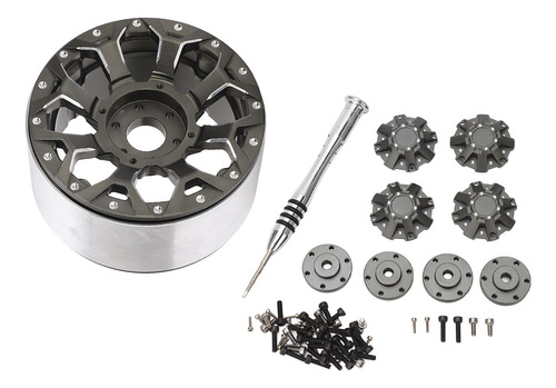 Llantas Beadlock De 2.6 Pulgadas, Juego De Llantas Rc Rc, 4