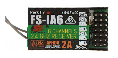 2 Unids 2.4g Flysky Fs-ia6 6 Canales Receptor De Mando A Dis