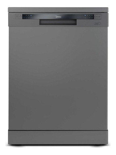 Lava Louças Midea 14 Serviços Pré Lavagem Cinza Dwa14s2 22 220V