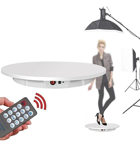 Base Rotativa 360 Con Control Remoto Soporte Exhibicion Gira