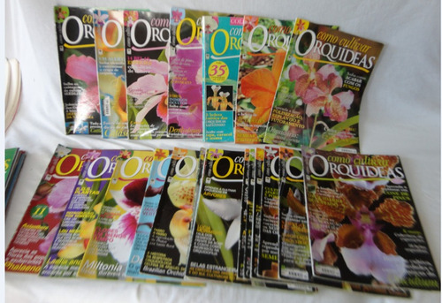 Lote C/ 35 Revistas Como Cultivar Orquídeas - A73