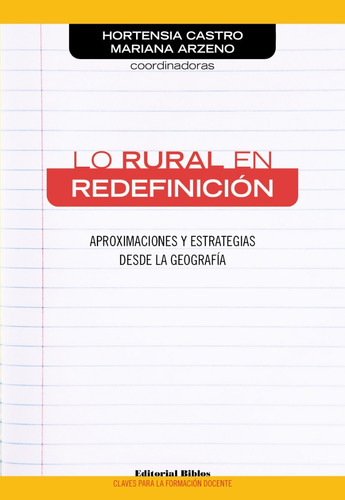 Lo Rural En Redefinición Castro Arzeno (bi