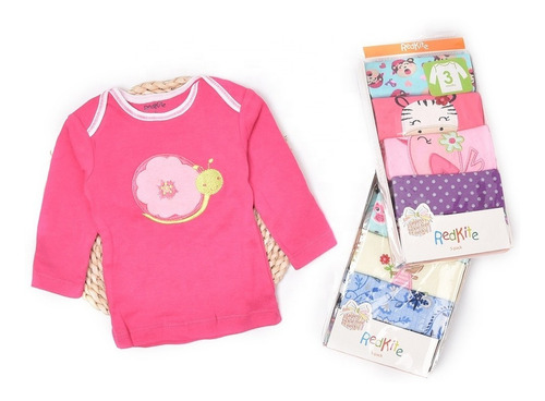 Pack 5 Poleras Manga Larga