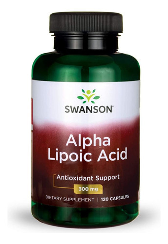 Alpha Lipoic Acid 300 Mg | 120 Caps | Siempre Swanson!! Sabor Neutro