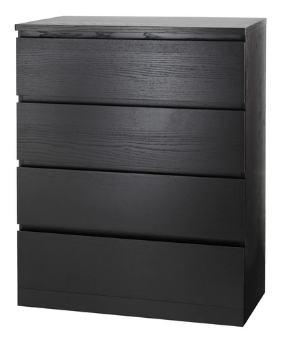 Comoda 4 Cajones Amplio Mueble Melamina Blanco Dormitorio