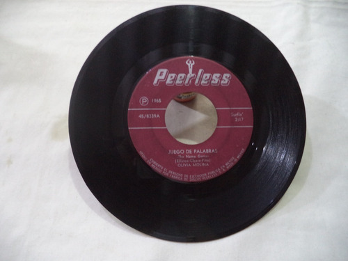 Olivia Molina Juego De Palabras 1965 Single 45 Rock Mexicano