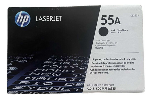 Toner Hp 55a Original Negro Ce255a Rendimiento 6,000 Paginas