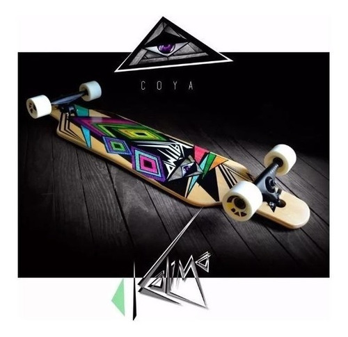 Longboard Kalima Profesional Abec5 Maphle Skate Envio Gratis