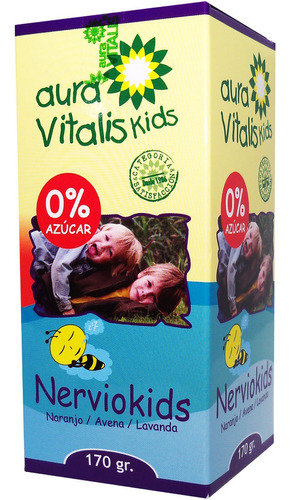 Nervio Kids Para Niños Jarabe 170 Ml Jarabe Sin Azucar