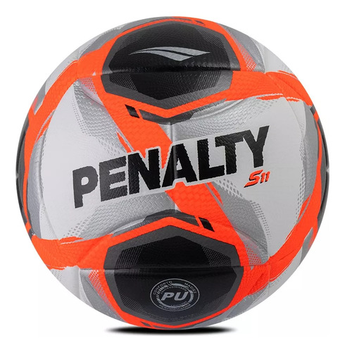Mini Bola Futebol De Campo Penalty S11 T50 Xxv Cor Branco/preto/laranja