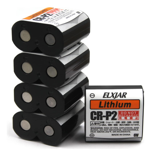 Hflexgrad Paquete De 5 Baterias De Litio De 6 V Y 1500 Mah Q