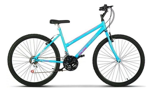 Bicicleta Aro 26 Ultra Bikes 18v Feminina Cor Azul-bebê