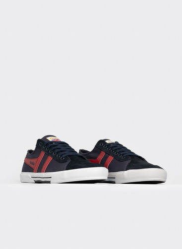 Zapatillas Gola Super Quarter - Marino/bordo