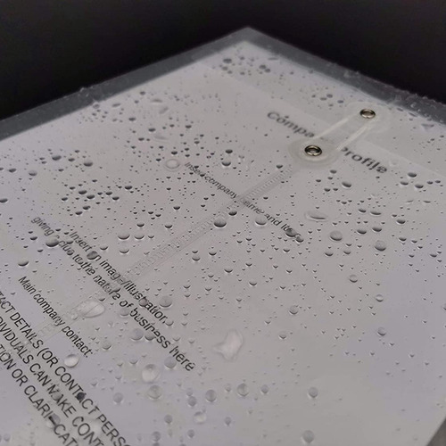 Paquete De 12 Sobres De Plástico Transparente, Sobres De Pol