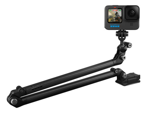 Suporte Gopro Boom e suportes adesivos Gopro, cor preta