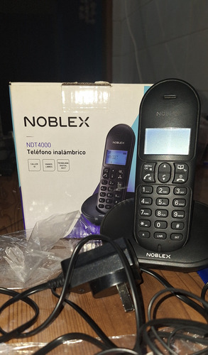 Teléfono Inalámbrico Noblex Ndt4000 No Se Ve Las Letras Led Negro (Usado)
