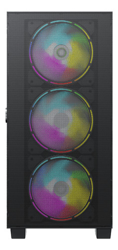 Gabinete Gamer Gamemax Aero Mini 4 Fan Hub Argb