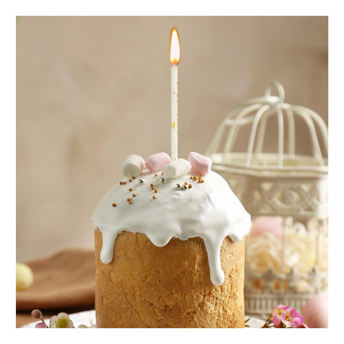 Threlaco 24 Piezas Velas De Cumpleaños Para Pasteles Velas
