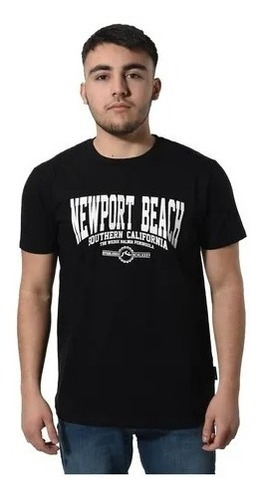 Remera Rusty Mens New Port Beach 