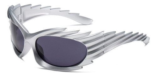 Lentes De Sol Spike Envolventes Futuristas Cyberpunk Estuche