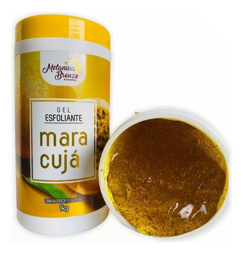 Gel Esfoliante Maracujá Melanina Bronze 1 Kg