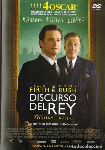 Discurso Del Rey - Colin Firth - Dvd Original