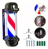 Comprar Poste Barberia Caramelo Giratorio Con Luz 60cm Peluqueria