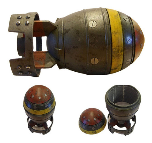 Mini Caja De Almacenamiento De Bomba Nuclear, Figura De Resi