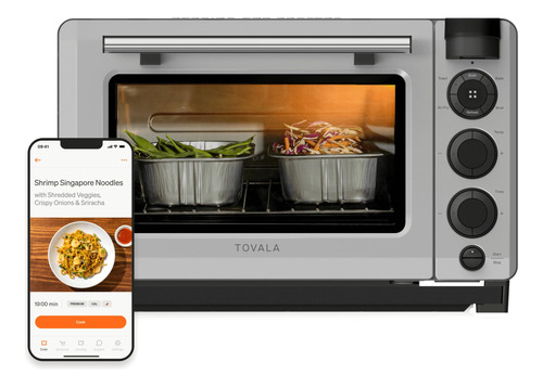 Tovala Smart Oven, Combo De Horno Freidora De Aire 5 En 1 -