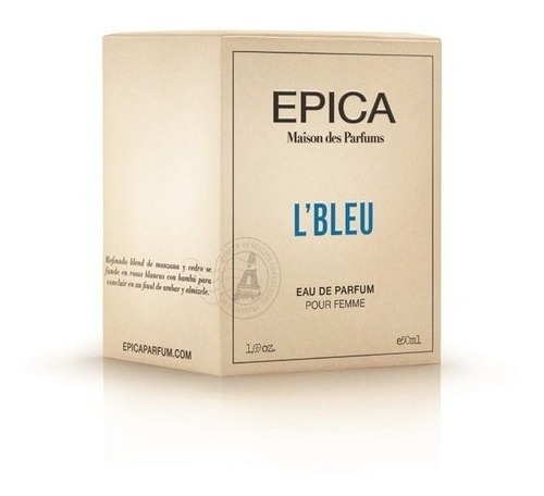 Epica L Blue Perfume De Mujer Edp 50ml 