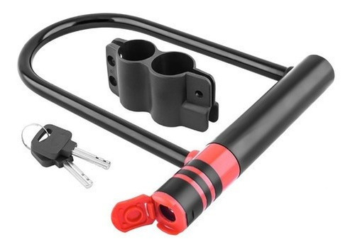 Candado de seguridad U-lock con soporte para bicicleta Paco