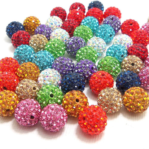 Rubyca Cuenta Arcilla Cristal Checo Pave Para Joya Shamballa