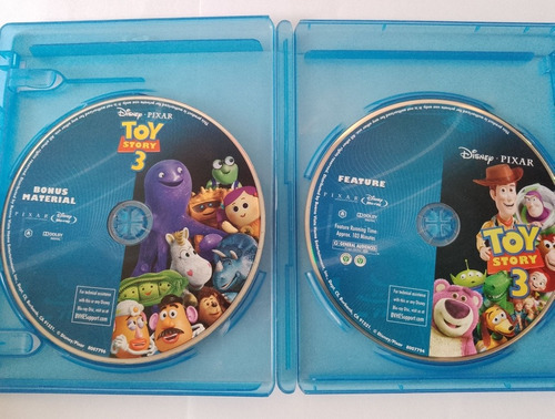 Toy Story 3 Película Blu Ray Original (sin Carátula)