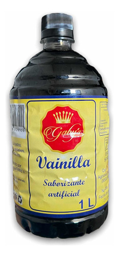 Vainilla Saborizante Artificial 1 Litro Gabys