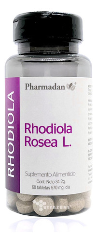 Rhodiola Rosea 60 Tabletas 570 Mg Pharmadan