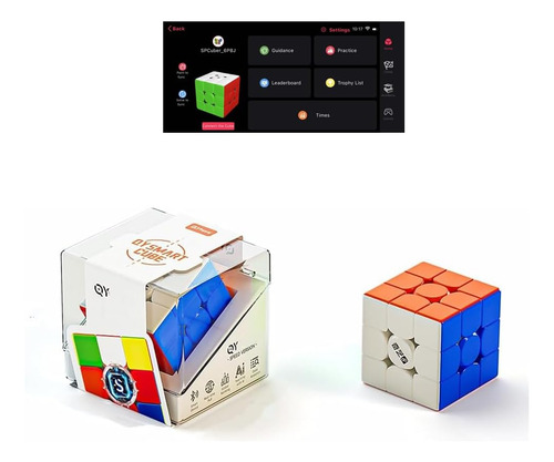 Liangcuber Qy Toys Smart Cube 3x3 Speed Cube Magnético Sin