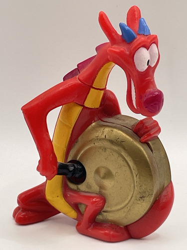 Mushu Dragon De Mulan Mini Figura 8cms Original Disney Mcdon (Usado)